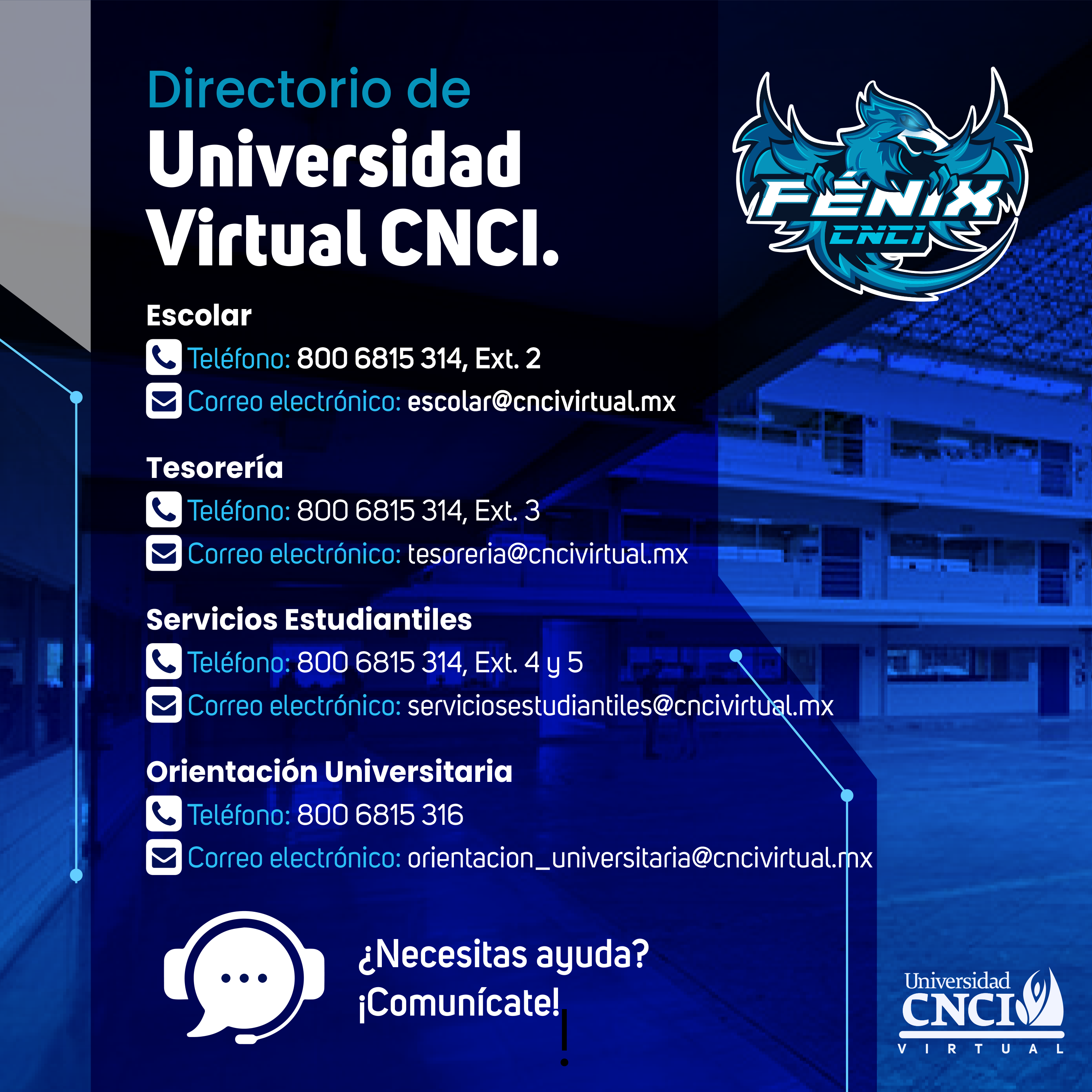 Directorio de Departamentos